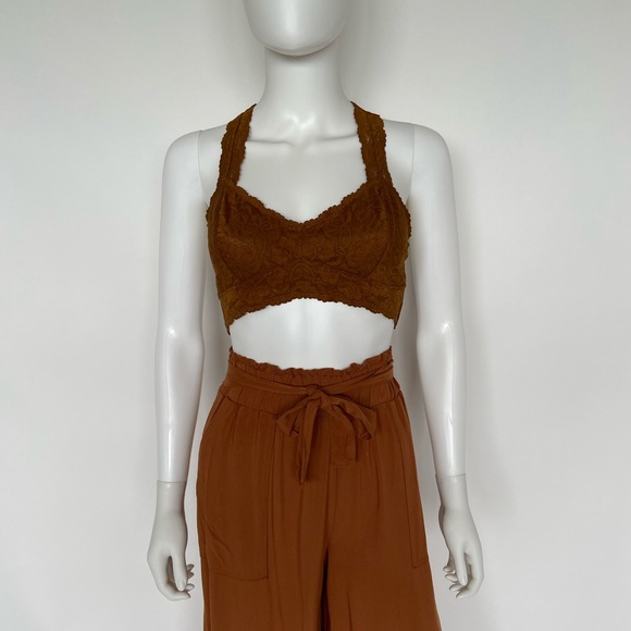 Free People Gallon Racerback Bralette in CopperTan - Picture 2 of 4